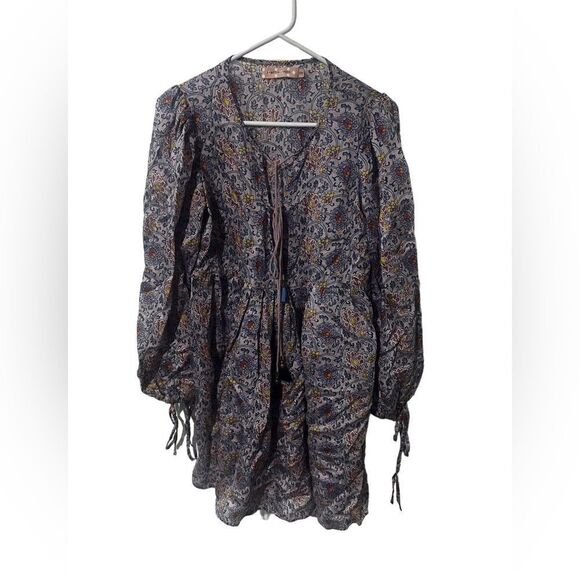 TRAFFIC PEOPLE Anthropologie printed boho dress - Picture 4 of 8